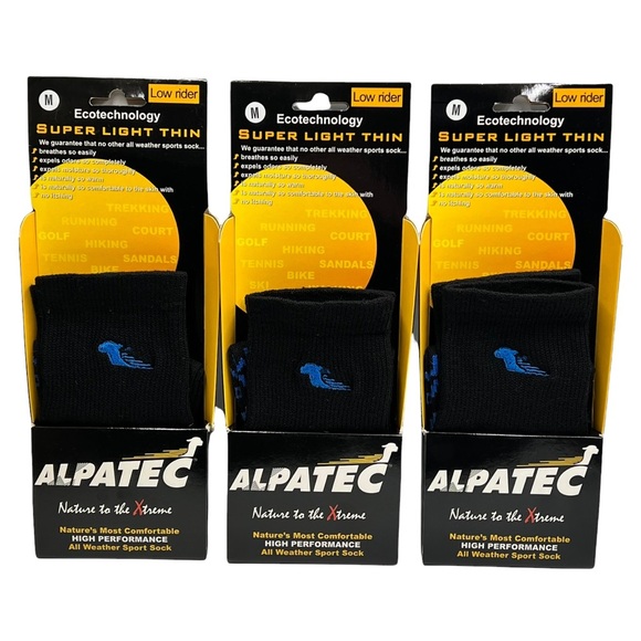 ALPATEC Unisex Sport Socks 3-Pack M - Picture 1 of 7